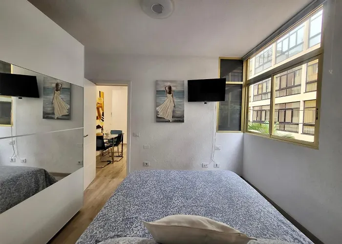 Lägenhet 2 Bedrooms Flat 50 Mts Away From Canteras Las Palmas de Gran Canaria